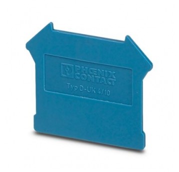 D-UK 4/10 BU ścianka złącza ZŁĄCZE