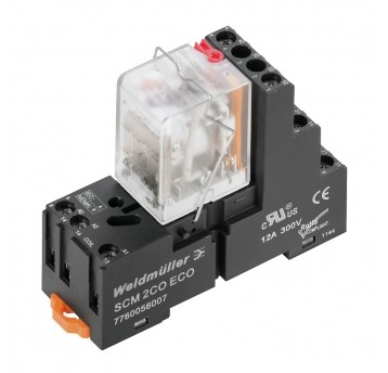 DRMKIT 230VAC 4CO LD/PB PRZEKAŹNIK