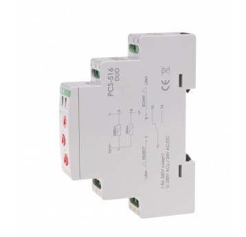 dziesięciofunkcyjny, z wejściami: START i PRZEKAŹNIK CZASOWY