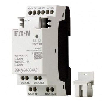 EASY-E4-DC-6AE1 EASYE4 4AI 2AO 0/4-20MA 0-10V