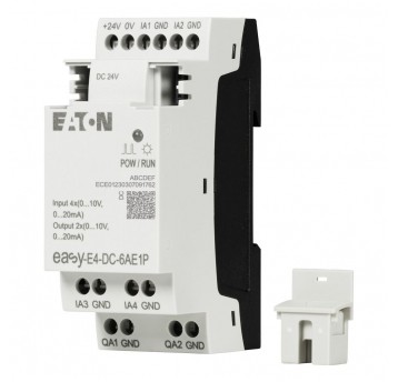 EASY-E4-DC-6AE1P EASYE4 4AI 2AO 0/4-20MA 0-10V