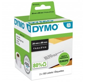 ETYKIETA 89x28mm BIAŁA