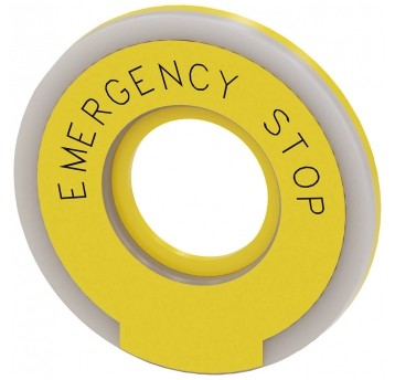 ETYKIETA PODKŁADKOWA PODŚWIETLANA, ŻÓŁTA