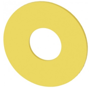 ETYKIETA PODKŁADKOWA, ŻÓŁTA, BEZ INSKRYPCJ