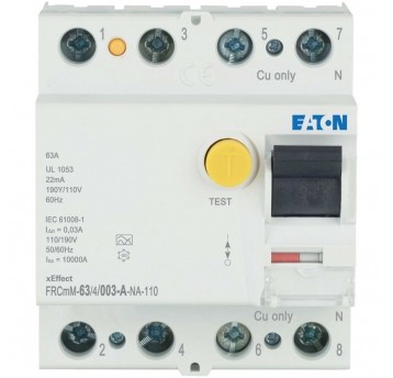 FRCMM-63/4/003-A-NA-110 WYŁĄCZNIK RÓŻNICOWOPRĄDOWY