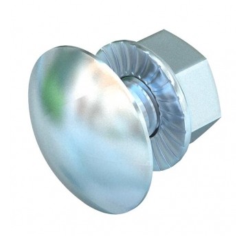 FRSB 6x20 F Śruba z łbem grzybkowym z nakr