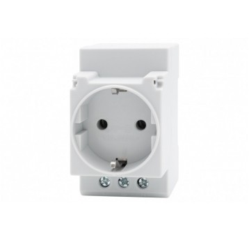 GNIAZDO 250V NA SZYNĘ TH35 Schuko