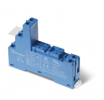 GNIAZDO DO PRZEKAŹNIKÓW SERII 40:51 40:52 40:61 40:62 NIEBIESKIE