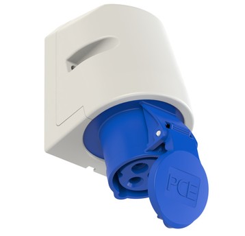 Gniazdo stałe 16A 3P 230V niebieskie IP44 113‑6