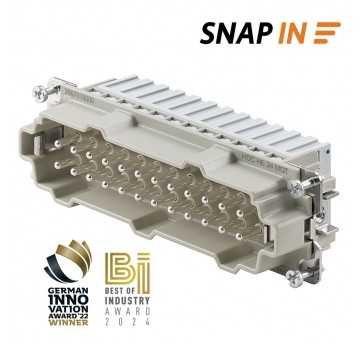 HDC HE 24 MQT GNIAZDO SNAP IN
