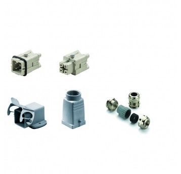 HDC-KIT-HE 03.302 M ZŁĄCZE PRZEMYSŁOWE KOMPLET