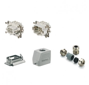HDC-KIT-HE 06.101 M ZŁĄCZE PRZEMYSŁOWE KOMPLET