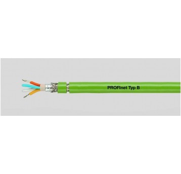 HELUKAT 2X2XAWG22/7 PROFINET TYP B BEZHALOGENOWY , ZIELONY