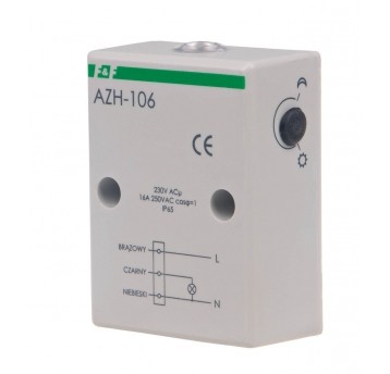 hermetyczny, Un=230V, I=16A, przewód przył AUTOMAT ZMIERZCHOWY