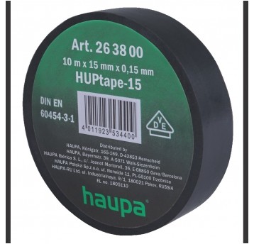 HP.TAŚMA IZOL. 15mmX10m CZARNA TAŚMA