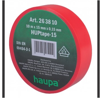 HP.TAŚMA IZOL. 19mmX33m CZERWONA TAŚMA