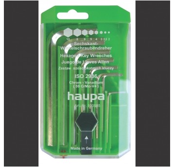 HP.ZESTAW KLUCZY 6-KĄTNYCH KLUCZE 6-KĄTNE 2-10MM