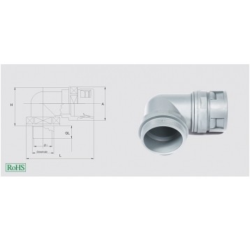 HSSV M40X1,5 NW36/37 90 ZLACZE KATOWE