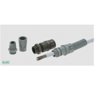 HSSV-ZE M25x1,5 Nw23 czarna podwojna dlawn