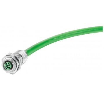 IE FC M12 CABLE CONNECTOR PRO 4X2, M12 PRE