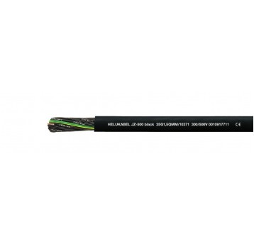 JZ-500 BLACK 3x0,75mm KABEL CZARNY