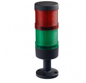 KOLUMNA SYGNALIZACYJNA 70MM KOMPLETNA LED CZERWONY,ZIELONY 24VDC