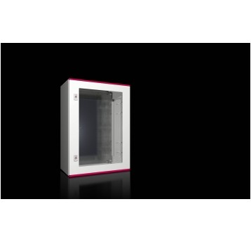 KS OBUDOWA Z PŁ.MONT.600x800x300mm RAL7035 Z SZYBĄ