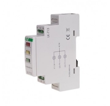 lampka kontrolna zasilania, 3xLED czerwona WSKAŹNIK ZASILANIA