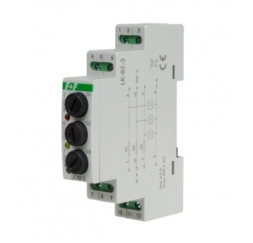 lampka kontrolna zasilania, 3xLED (zielona WSKAŹNIK ZASILANIA+ BEZPIECZNI