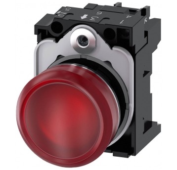 LAPMPKA CZERWONA 24V