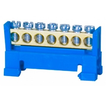 LISTWA ZEROWA 7-MODUŁOWA NISKA PODSTAWKA LISTWA NIEBIESKA