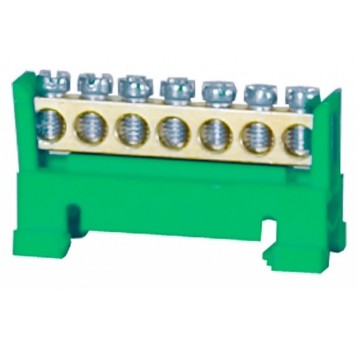 LISTWA ZEROWA 7-MODUŁOWA NISKA PODSTAWKA LISTWA ZIELONA