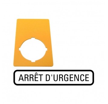 M22-XZK-F99 Tabliczka do przycisku bezpiec