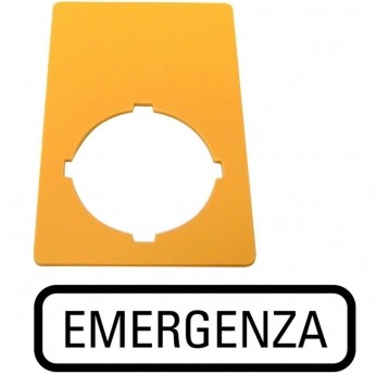 M22-XZK-I99 Tabliczka do przycisku bezpiec