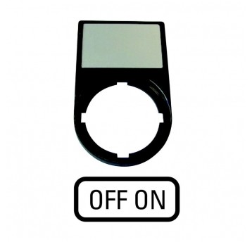 M22S-ST-GB10 Tabliczki opisowe,ramki tablic