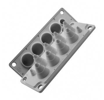 MC10 PRZEPUST WIEOLOOTWOROWY IP 54 SZARY WERSJA UL94 V-0