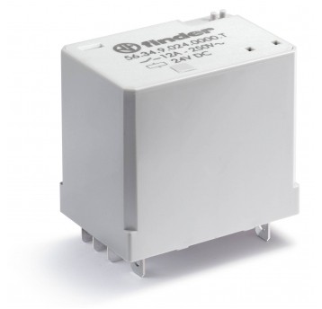 Miniaturowy przekaźnik mocy 4P 12A; 24V DC WYKONANIE TRAKCYJNE