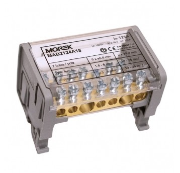 MO.Blok dystrybucyjny Moblock 2P 1000V 125A-7 2x35 + 5x6mm²