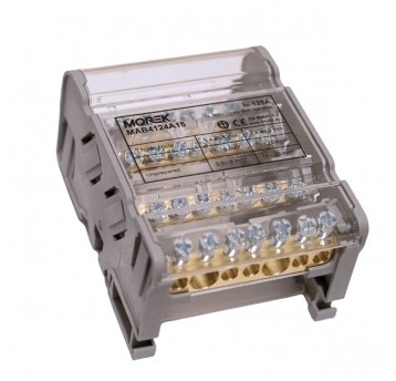 MO.Blok dystrybucyjny Moblock 4P 125A-7 2x35 +5x6mm²