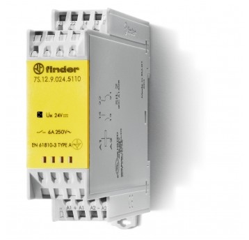 MODUŁOWY PRZEKAŹNIK BEZPIECZEŃSTWA 1Z + 1R