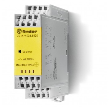 MODUŁOWY PRZEKAŹNIK BEZPIECZEŃSTWA 4Z + 2R