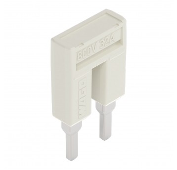 Mostek 2-torowy z izolacją jasnoszary op=25 szt.