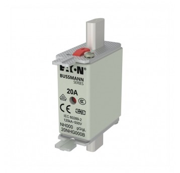 NH FUSE 20A 500V GL/GG SIZE 000 DUAL IN wkładka typu NH