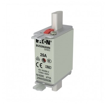 NH FUSE 25A 500V GL/GG SIZE 000 DUAL IN wkładka typu NH