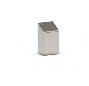 OBUDOWA W400X400X210 HYGENIC DESIGN IP66 BEZ PŁYTY MONTAŻOWEJ AISI304 I