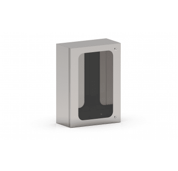 OBUDOWA W500X700X250 DRZWI LEXAN IP66 BEZ PŁYTY MONTAŻOWEJ AISI304 I