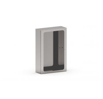 OBUDOWA W800X1000X300 DRZWI LEXAN IP66 BEZ PŁYTY MONTAŻOWEJ AISI304 I