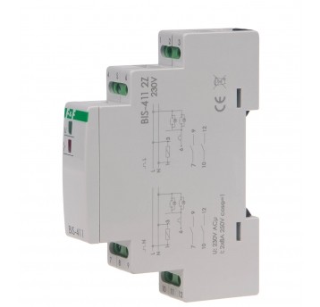 on/off, Un=230V, I=2x8A, st PRZEKAŹNIK BISTABILNY