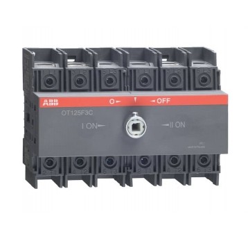 OT125F3C Przełącznik (I-0-II) 125A, 3P