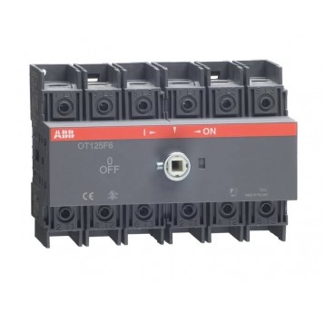 OT125F6 ROZŁACZNIK 6P ON-OFF 125A ROZŁĄCZNIK
